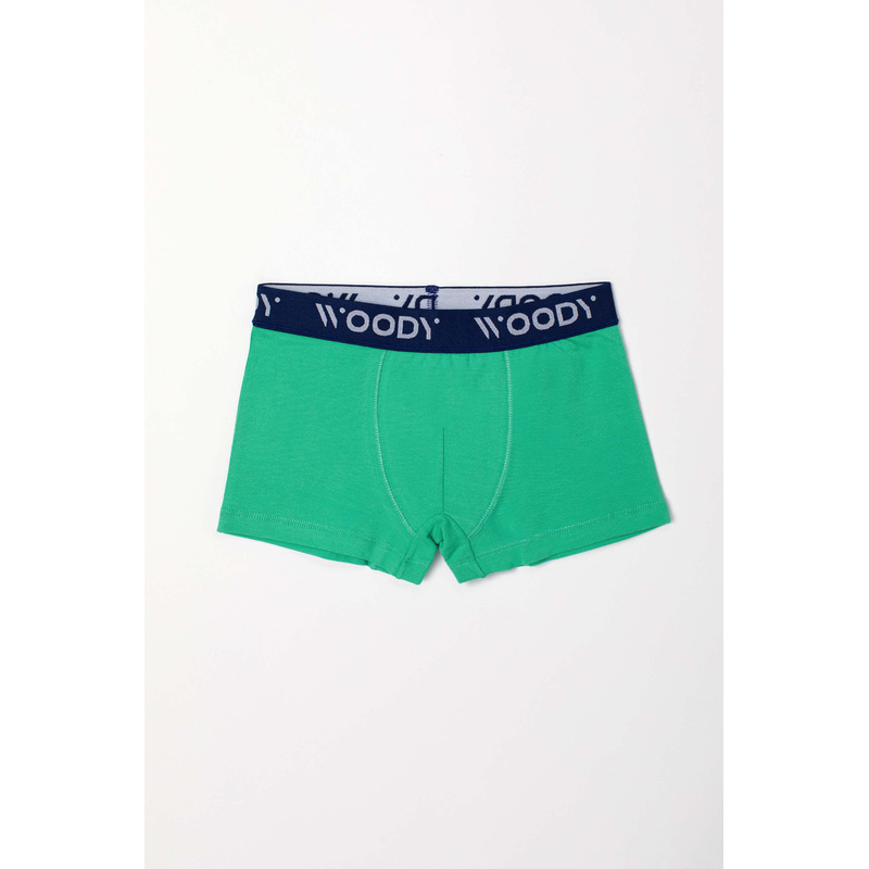 Jongens Boxer Duopack en Groen