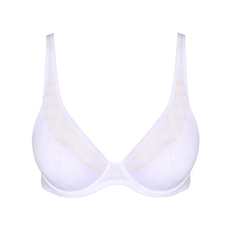 Plunge Bh Halve Mousse Cups en Blanc
