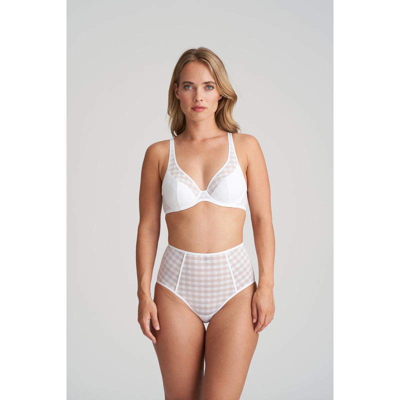 Plunge Bh Halve Mousse Cups in het Wit Plunge Bh Halve Mousse Cups in het Wit