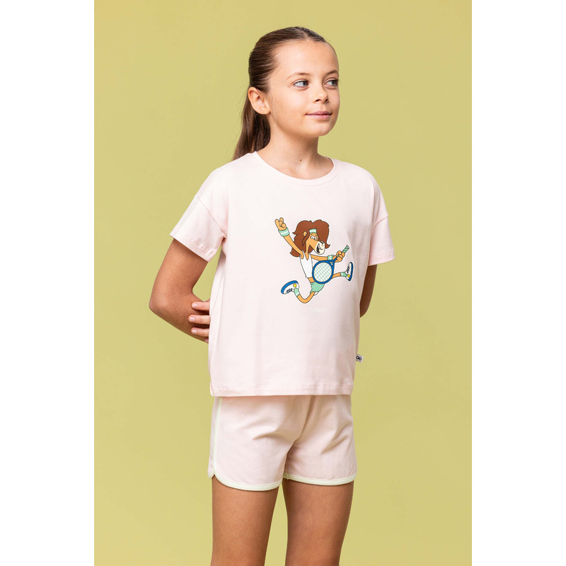 Meisjes Pyjama in het Lichtroos