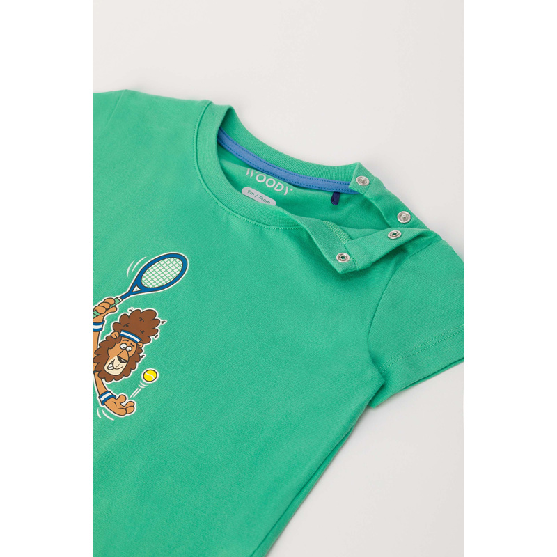 Jongens Pyjama Korte Broek en Groen Jongens Pyjama Korte Broek en Groen