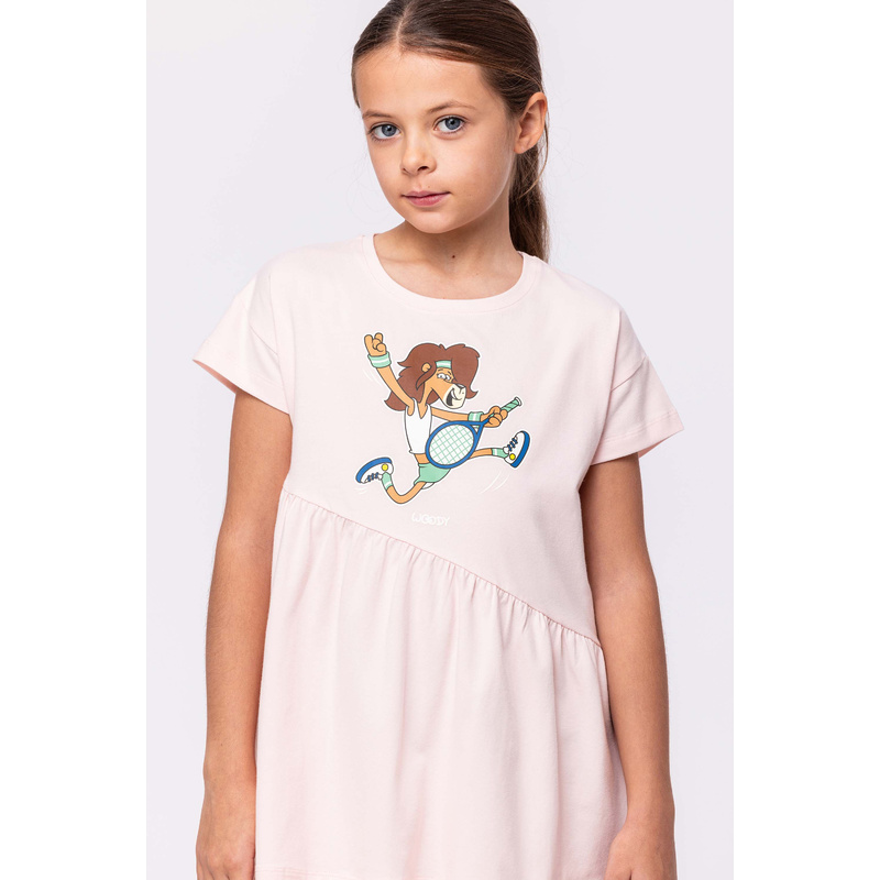 Meisjes Pyjama in het Lichtroos Meisjes Pyjama in het Lichtroos