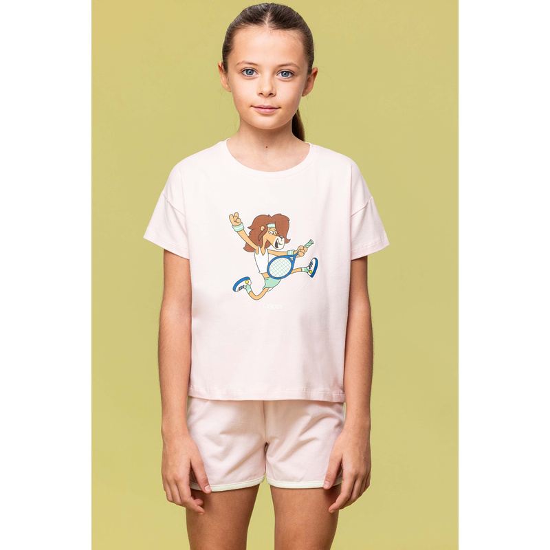 Meisjes Pyjama in het Lichtroos