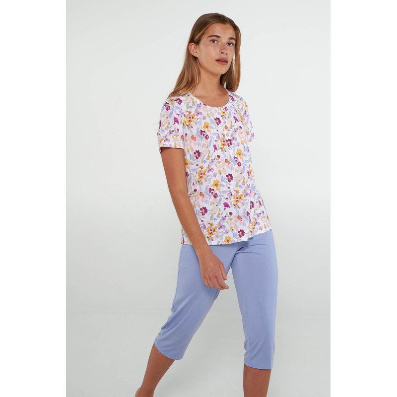 Pyjama Lange Broek in het Blue lavender