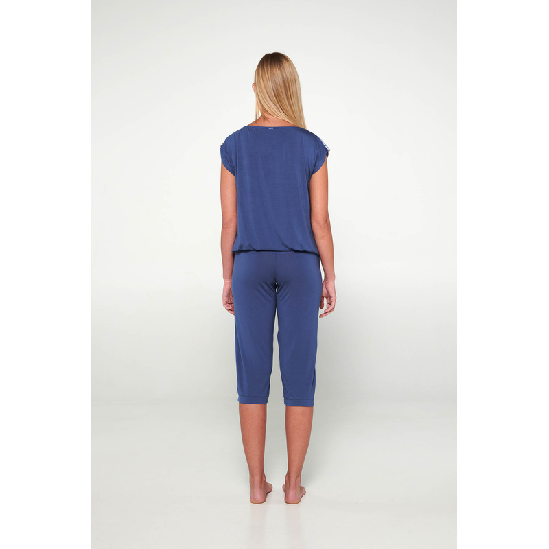 Pyjama Lange Broek en Blue boa