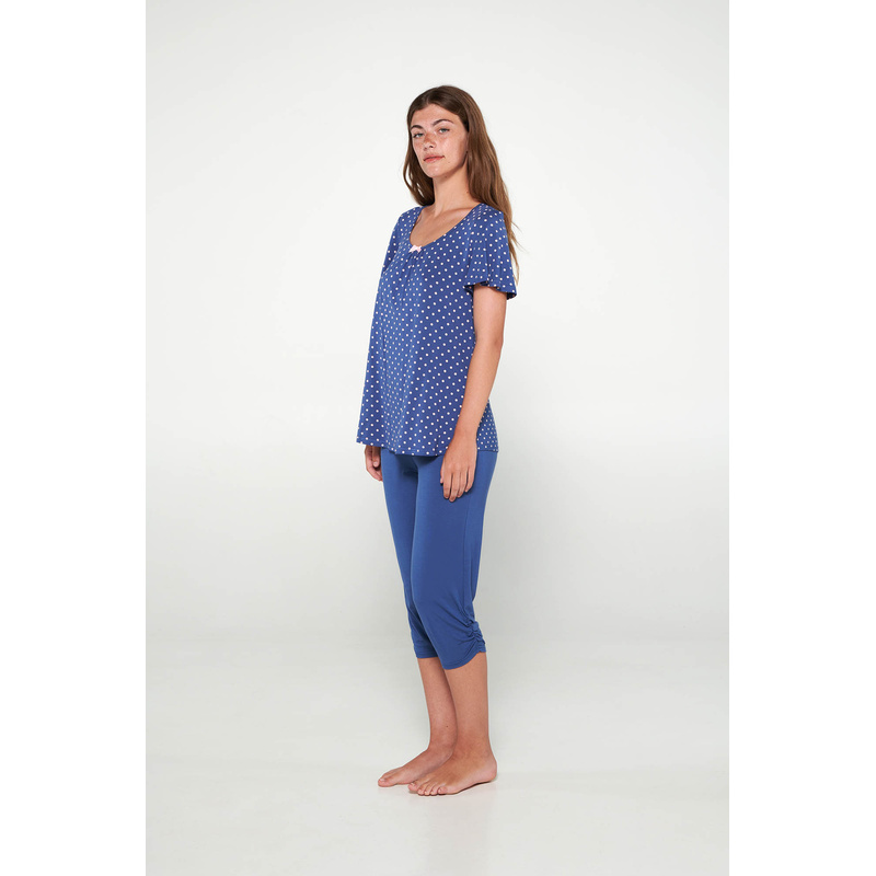 Pyjama Lange Broek en Blue boa