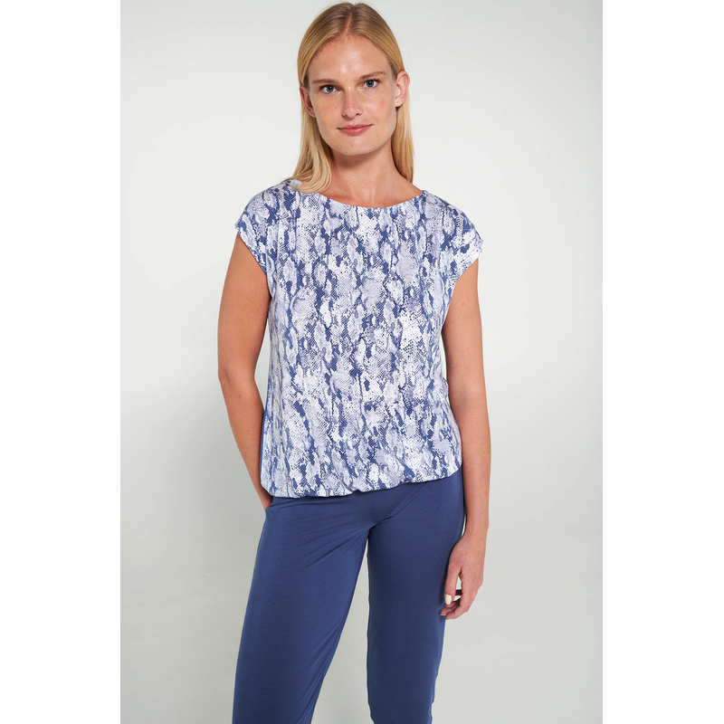 Pyjama Lange Broek en Blue boa