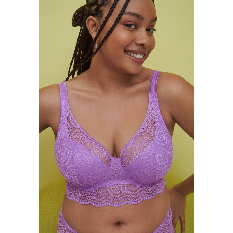 Bralette en Lavender cream