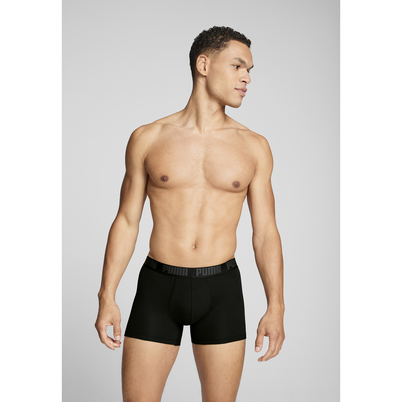 2-pack Boxershorts in het Grey melange