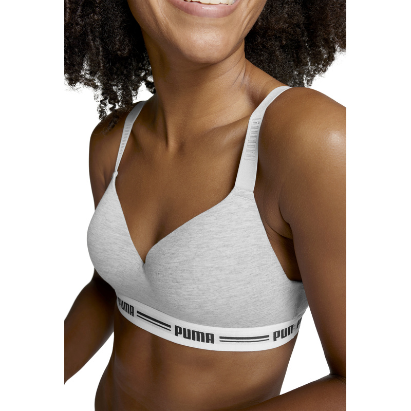 Voorgevormd Topje in het Grey melange Voorgevormd Topje in het Grey melange