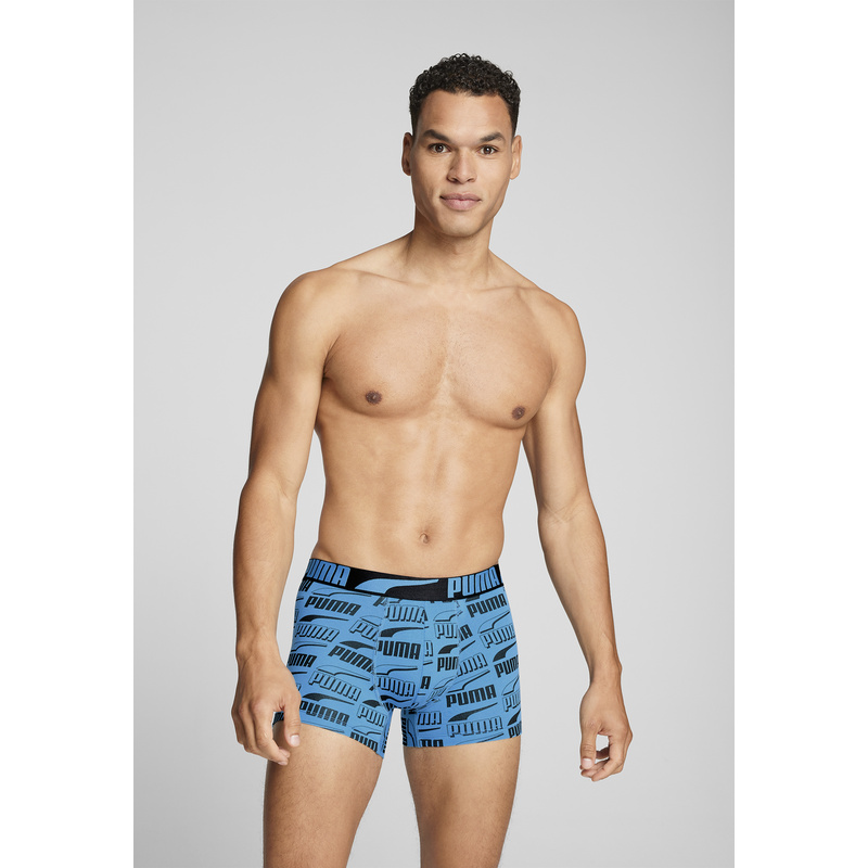2-pack Boxershorts in het Blue combo