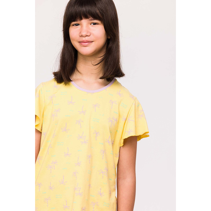 Meisjes Pyjama in het Palmbomen  Meisjes Pyjama in het Palmbomen