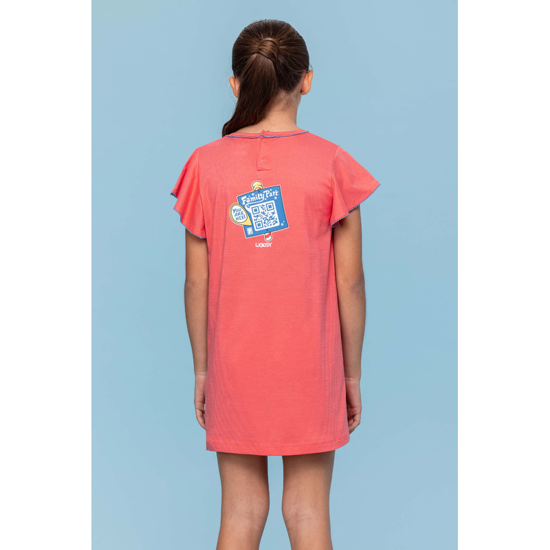 Slaapkleedje en Koraalrood Slaapkleedje en Koraalrood