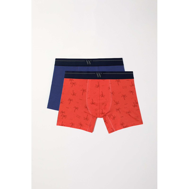 Heren Boxer Duopack en Palmbomen