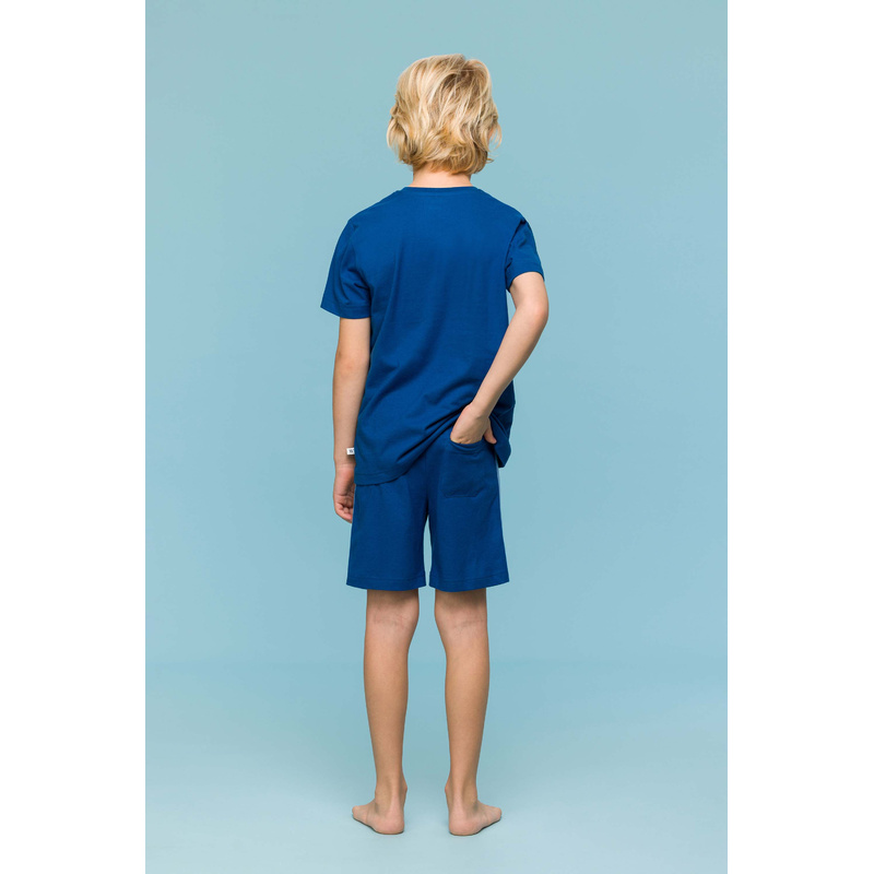 Jongens Pyjama Korte Broek in het Donkerblauw