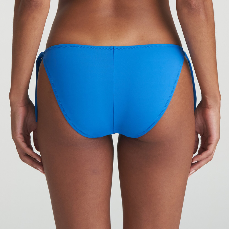 Bikini Heupslip Met Koordjes in het Blue mistral