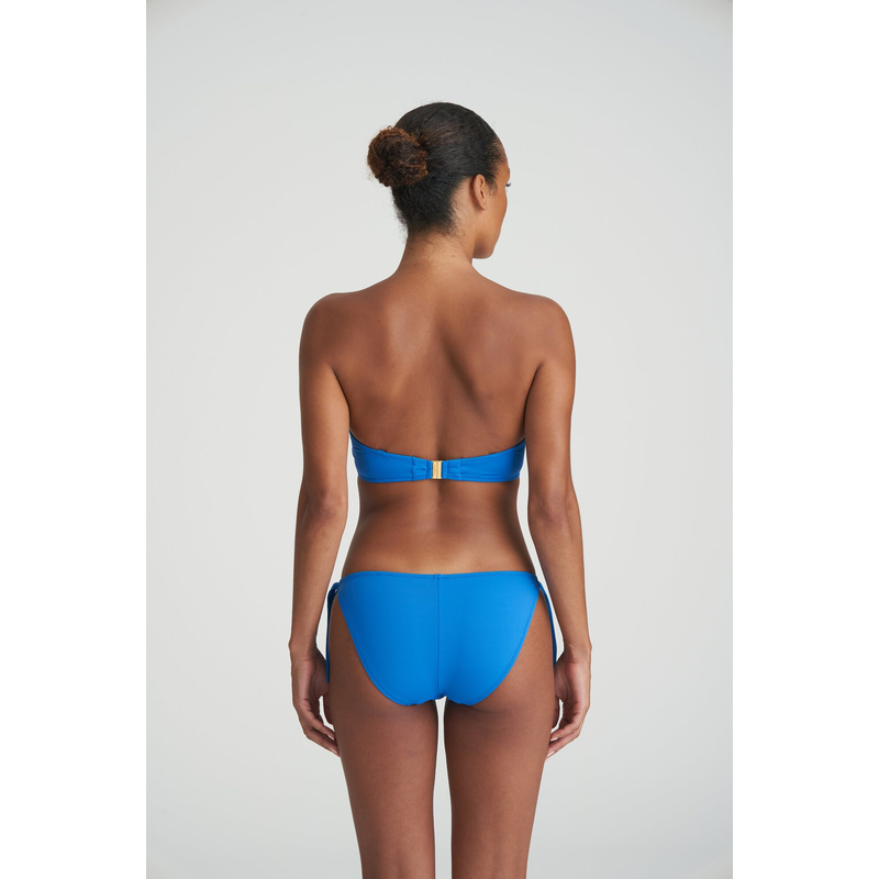 Bikini Heupslip Met Koordjes in het Blue mistral