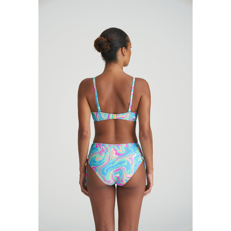 Voorgevormde Strapless Bikinitop in het Ocean swirl