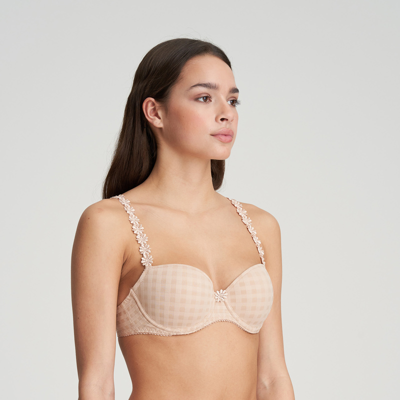 Voorgevormde Balconette Bh en Café au lait Voorgevormde Balconette Bh en Café au lait