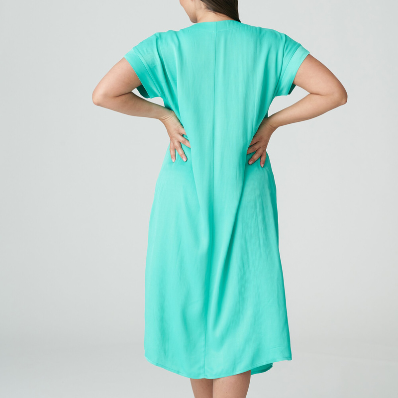 Lange Jurk in het Ocean pop