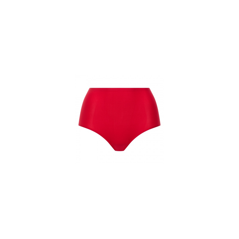 Tailleslip in het Poppy red