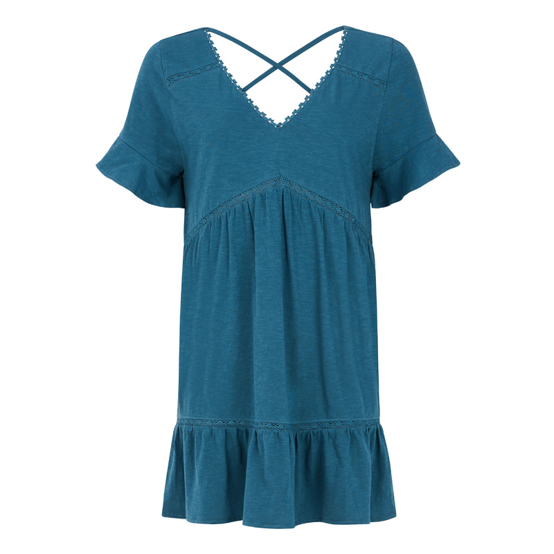 Zomerkleedje in het Raku blue