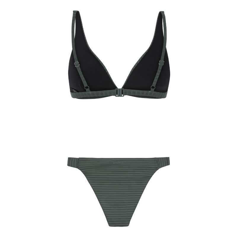 Triangel Bikini Set en Huntergreen Triangel Bikini Set en Huntergreen