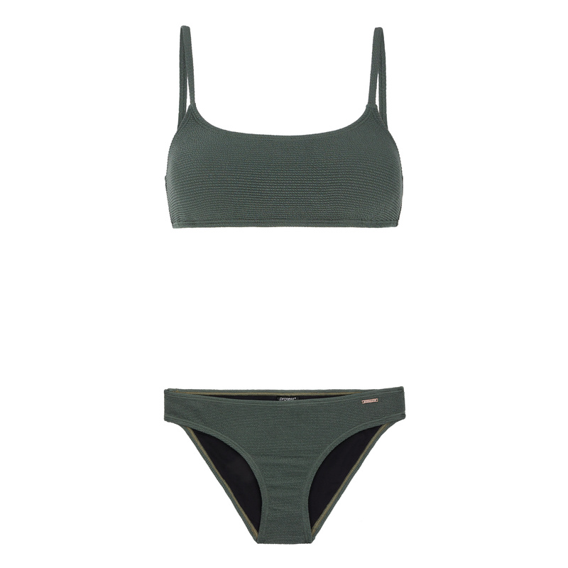 Bralette Bikini Set in het Huntergreen