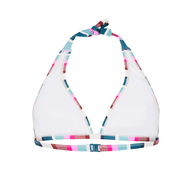 Triangel Bikinitop in het Loud pink