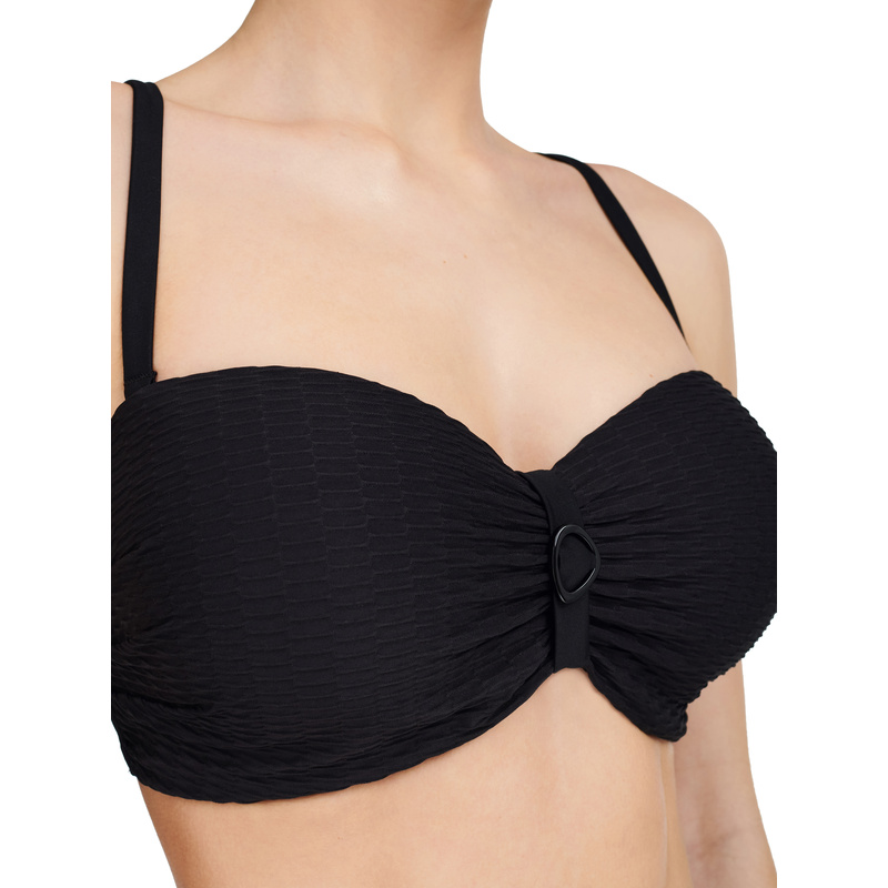 Strapless Bikinitop in het Zwart