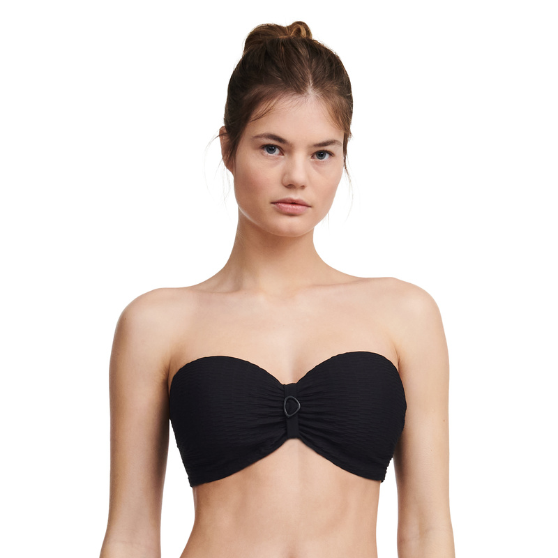 Strapless Bikinitop in het Zwart