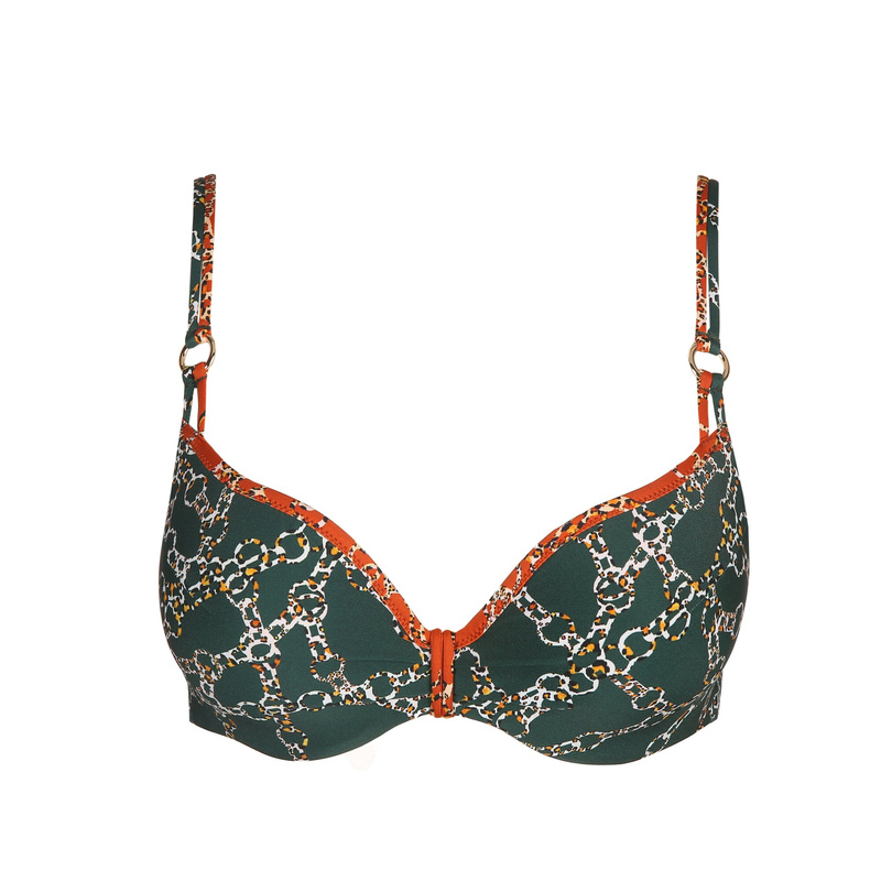 Voorgevormde Bikini Hartvorm en Malachite