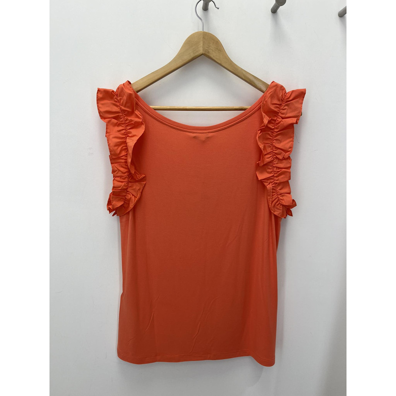 T-shirt in het Living coral