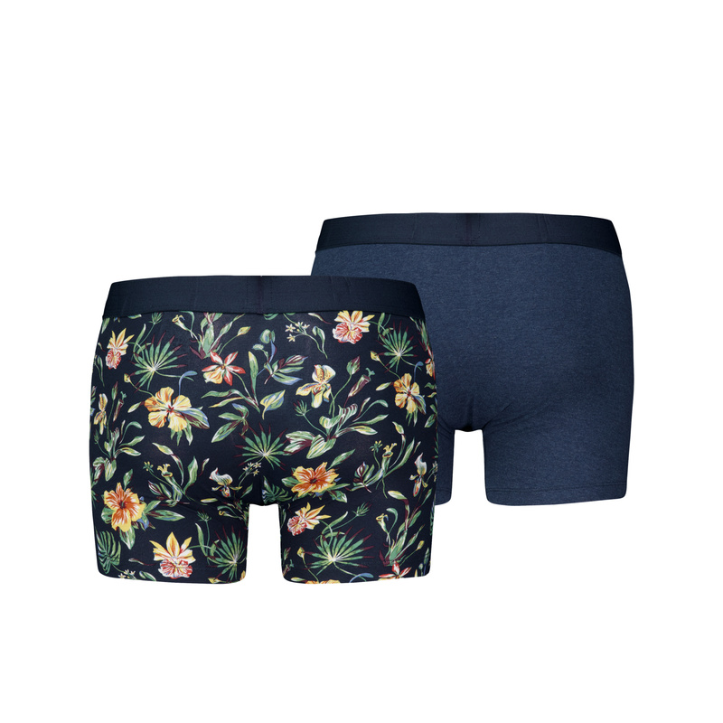 2-pack Boxershorts in het Blue combo 2-pack Boxershorts in het Blue combo