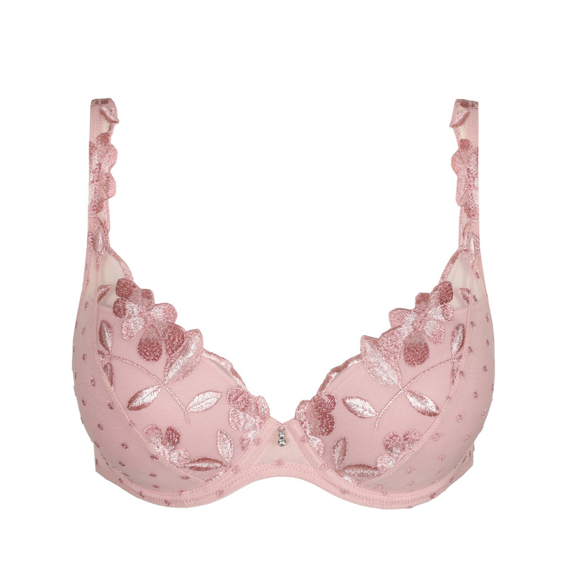 Voorgevormde Plunge Bh en Vintage pink