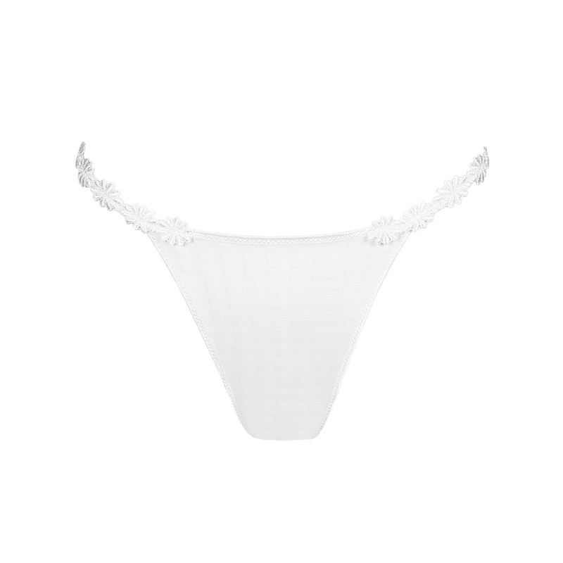 Avero Lage Taille String en Blanc