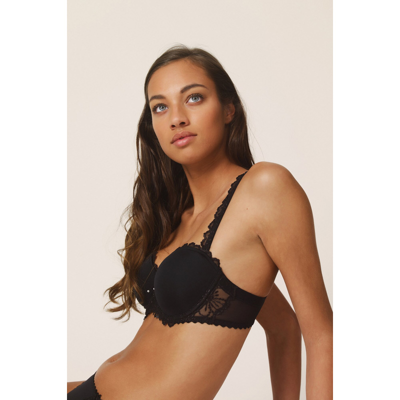 Jane Strapless Beha in het Zwart