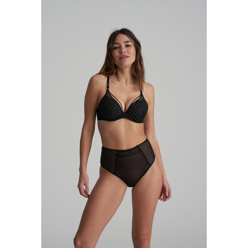 Voorgevormde Bh Hartvorm in het Zwart