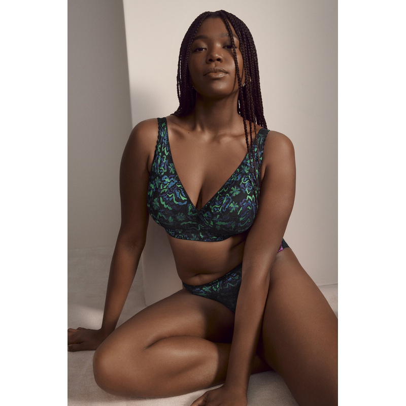Bralette in het Peacock feather Bralette in het Peacock feather