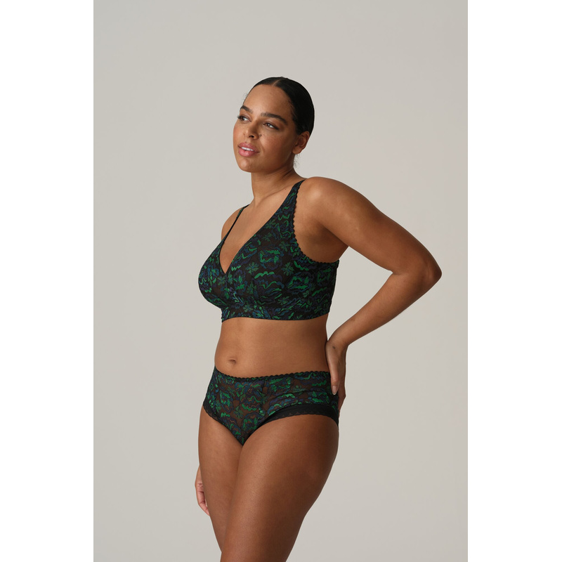 Bralette in het Peacock feather Bralette in het Peacock feather