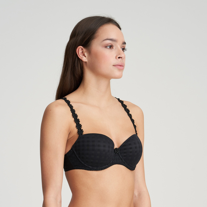 Voorgevormde Balconette Bh en Noir Voorgevormde Balconette Bh en Noir
