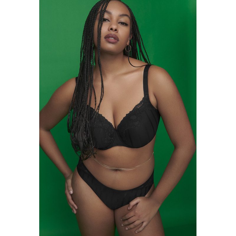 Voorgevormde Bh Hartvorm en Noir