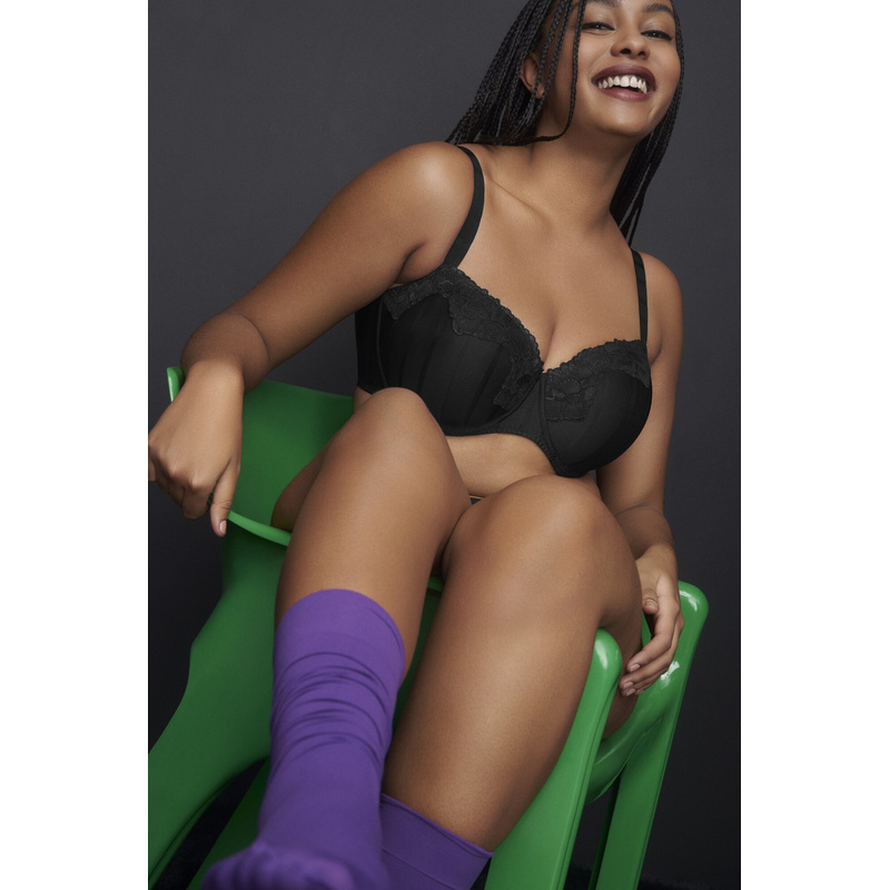 Voorgevormde Bh Hartvorm en Noir