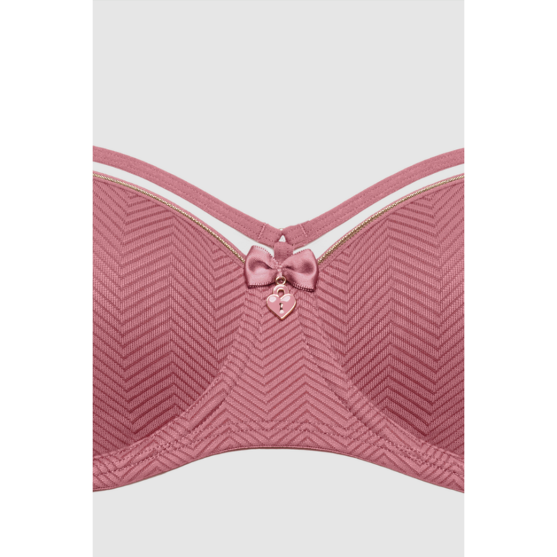 Voorgevormde Balconette Bh en Rose and gold pink Voorgevormde Balconette Bh en Rose and gold pink