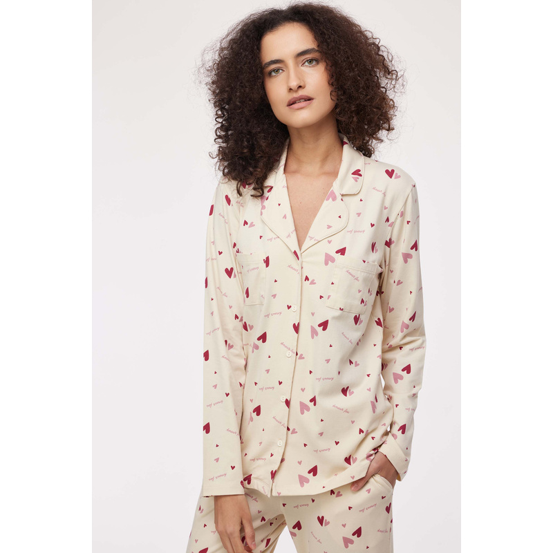 Pyjama en Hartjes print Pyjama en Hartjes print