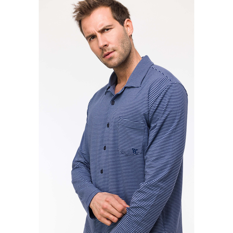 Pyjama en Blauwe streep