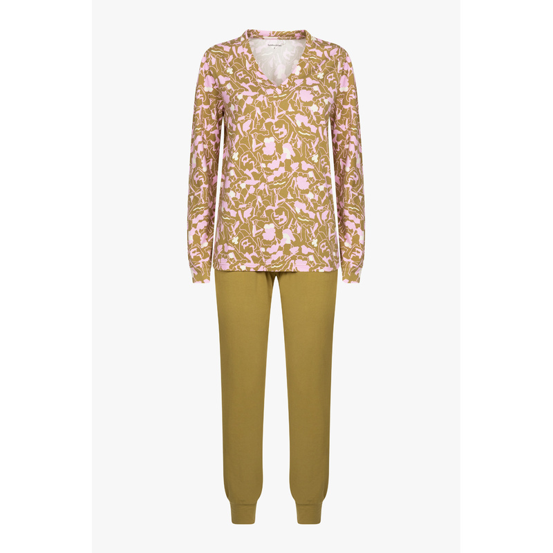 Pyjama in het Roos-kaki print