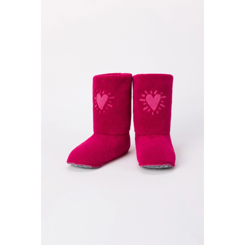 Pantoffels en Framboos rood