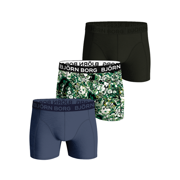 3-pack Boxershorts - Bjorn Borg - Cotton stretch