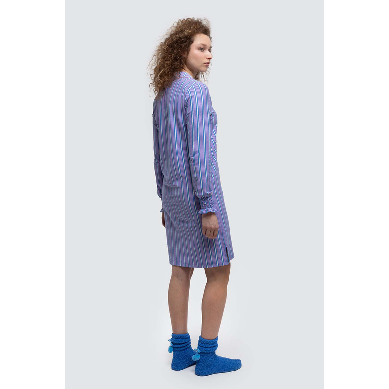 Slaapkleedje in het Roos-blauwe strepen print